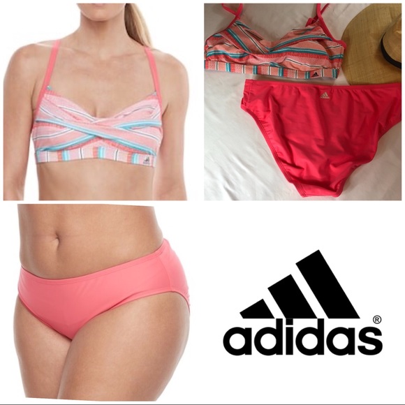 adidas Other - Adidas Twist Top with Matching Bikini Bottom NWT